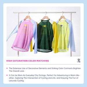 WEST BIKING ODM 0EM coloré femmes vêtements d'été respirant léger cyclisme vêtements haute élastique séchage rapide cyclisme <span class=keywords><strong>maillot</strong></span> - Product Image 4
