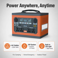 Station d'alimentation portable XY MPX15 2000W 2160Wh 25.2V à onde sinusoïdale pure 800W, double entrée solaire, 4 prises AC, USB-C 65W, aviation 24V XT90, LED SOS