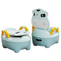 Vente chaude dessin animé bébé toilette enfant en bas âge pot entraîneur facile à nettoyer voyage Portable enfants pot formation chaise