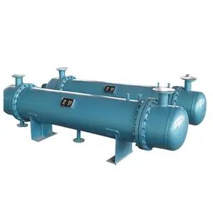 KMC Low Price Tube Shell Heat Exchanger Screwed Titanium Tube For Swimming Pool Heat Pump