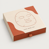 Boîte cadeau pour cosmétiques recyclables, emballage personnalisé avec logo, boîte en carton rigide pour soins de la peau avec finition mate