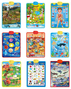 Póster Educativo Personalizado con Sonidos <span class=keywords><strong>de</strong></span> Animales del Alfabeto, Tabla <span class=keywords><strong>de</strong></span> Pared Interactiva para Niños, Material <span class=keywords><strong>de</strong></span> Aprendizaje Temprano, Arte en Cartón - Product Image 6
