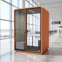 Cabine de travail insonorisée pour réunions, studio vocal, bureau privé, cabine acoustique, abri, cabine insonorisée, assemblée, mobile, portable