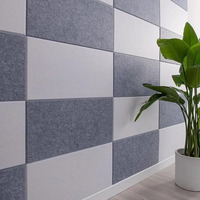 Panneaux muraux acoustiques hexagonaux en PET colorés personnalisés en gros, ignifuges et insonorisants pour la maison, le bureau et le studio