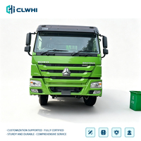 Nouveau camion à ordures compacteur arrière Howo 6x4 12M³ 340HP Euro 6, camion à ordures de grande taille, compacteur de déchets Howo