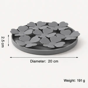 VaryWell Blumenförmige Runde Schnüffelmatte für Hunde und Katzen, Waschbare Puzzle-Decke zur Langsamfütterung und Nasentraining - Product Image 4