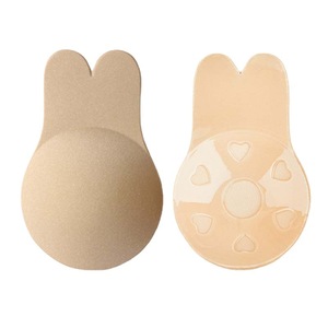 Approvisionnement direct usine : Soutien-gorge push-up sexy en silicone à oreilles de lapin, avec dentelle, rembourrage en éponge, respirant, invisible et anti-transparence, effet liftant - Product Image 1