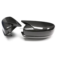 Coque de rétroviseur en fibre de carbone sèche style M - À coller pour Dodge Charger 2015-2023
