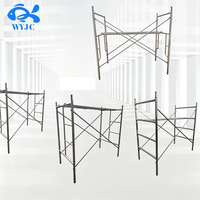 Système de cadre en acier galvanisé moderne, plateforme d'échafaudage mobile de type H, fabricant de Cuplock pour la construction en béton dans les hôtels