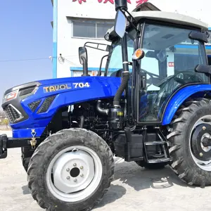 Marca Tavol 504 554 604 704 Maquinaria agrícola Tractores agrícolas China Tractor Precio Caja de cambios Dirección hidráulica 2100 25-260hp
