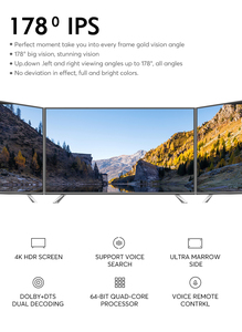 Téléviseur LED et LCD <span class=keywords><strong>43</strong></span> <span class=keywords><strong>pouces</strong></span>, fabricant de téléviseurs intelligents Android 16:9 HDR FHD, écran <span class=keywords><strong>43</strong></span> <span class=keywords><strong>pouces</strong></span>, téléviseur intelligent - Product Image 5