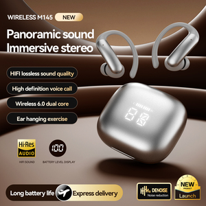 2026 M145 <b>Wireless</b> Earbuds TWS Ear-hook Design Digital Battery Display Touch <b>Control</b> Noise Cancelling Headphones - Product Image 6