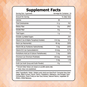 ODM Factory Dietary Prebiotic Fiber Gummies Gummy Nutritional <b>Supplements</b> Support Healthy Gut Digestive Health Fiber Gummies - Product Image 3