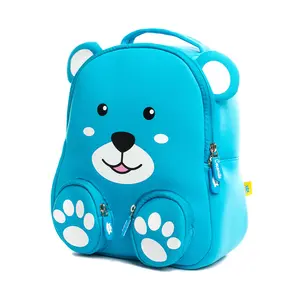 กระเป๋าแฟชั่นกันน้ำได้สำหรับเด็ก,กระเป๋านักเรียนลายสัตว์ปี3D
