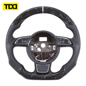 Volante de Fibra de Carbono TDD Compatible con Audi S3 8P S4 B8 S5 S6 S7 S8 A3 8V A3 8P A4 B8 A5 B8 A6 C7 A7 C7 A8 D4 Q3 Q5 Q7 - Product Image 3