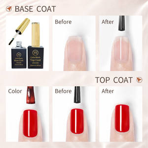 Ensemble de <span class=keywords><strong>Base</strong></span> en <span class=keywords><strong>Gel</strong></span> Transparent et Super <span class=keywords><strong>Top</strong></span> <span class=keywords><strong>Coat</strong></span> Sans Hema 15ml Vente en Gros - Product Image 4