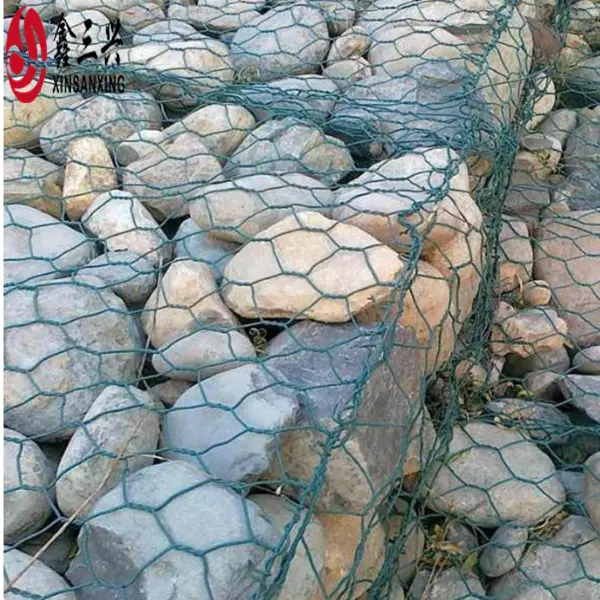 Brazil Export Quality Hexagonal Box Weave PVC Coated Gabion Mesh