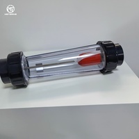 Plastic Rotameter Nominal Pressure 0.6MPa Temperature 55℃ for Liquid Measurement Flange Connection