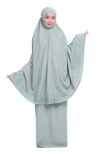 Ensemble de prière personnalisé SIPO, robe musulmane, foulard de prière haut de gamme, hijab personnalisé, télékung, khimar, tenue pudique - Product Image 2