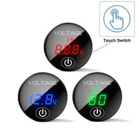 Voltmeter Digital Tahan Air dengan Kontrol Sentuh Terintegrasi untuk Kendaraan Otomotif dan Kelautan