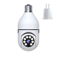 Caméra Ampoule 5G Double Bande Personnalisée en Usine ZYKD, Vision Nocturne HD, PTZ Sans Fil Intelligent, Base E27, Modèle de Surveillance ICSEE Q09