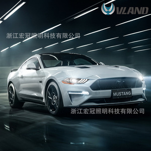 Mustang H4ไฟหน้า LED แบบเต็ม72W 8000Lm ไฟ LED สีสันสดใสของแท้สำหรับ Ford Mustang - Product Image 1