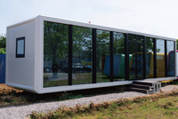 Maison capsule intelligente écologique Apple Cabin avec énergie solaire et design résistant aux intempéries pour la vie hors réseau