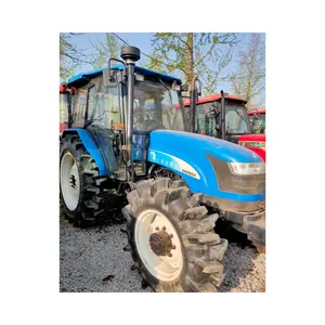 Iki tekerlekli traktör New Holland 804 sıçrama ev dizel motor 4WD ucuz kullanılan ve işletim çiftlik ikinci el traktör