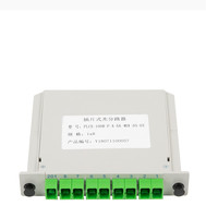 Splitter Fiber Optik PLC Tipe Plug-In FTTH SC APC SC UPC 1x8 LGX Box 1:8 untuk Jaringan WiFi IP 4G 3G TCP, Penggunaan Luar Ruangan, 1310nm 1550nm