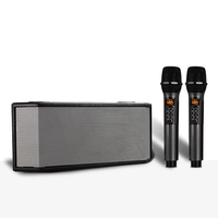Altavoz de Karaoke Activo Portátil con Función DSP, Micrófono Inalámbrico UHF, Conexión BT para Teléfono, Construcción Metálica