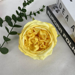 GOG0602 Têtes <span class=keywords><strong>de</strong></span> fleurs d'orchidées roses en soie <span class=keywords><strong>artificielle</strong></span> Diadème fleurs dorées Accessoire pour arrangement <span class=keywords><strong>de</strong></span> mariage - Product Image 3