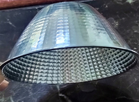 Réflecteur cuvette en aluminium à processus de filature personnalisé, projecteur rond parabolique Downlight Cob Led Réflecteur