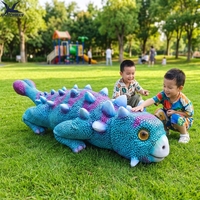 Modèle de dinosaure robot animatronique télécommandé de forme personnalisée, dinosaure RC réaliste en silicone avec certifications CE et RoHS pour parcs à thème et centres commerciaux