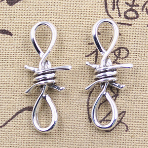 33x10mm Tiny Twisted Thorns Connectors Charms DIY Collares Pulsera Fabricación Accesorio de joyerí<span class=keywords><strong>a</strong></span> - Product Image 6