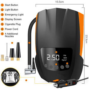<span class=keywords><strong>Mini</strong></span> pompe à air électrique sans fil étanche Accessoires pour vélo et gonfleur de pneus de voiture - Product Image 2