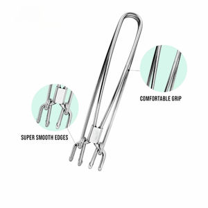 Pince en acier inoxydable de qualité supérieure de 20 cm pour une utilisation professionnelle en cuisine et en service - Product Image 3