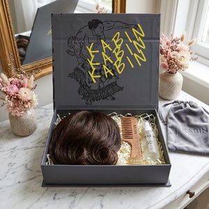 Caja para Pelucas Personalizada, Directo de Fábrica, OEM ODM, Empaque de Lujo para Extensiones de Cabello Humano, Marca de Pelucas y Venta al por Menor de Productos de Belleza - Product Image 3