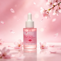 Sérum pour les lèvres rose naturel, atténue la pigmentation foncée des lèvres, lèvres douces et pulpeuses, étiquette privée, vente en gros