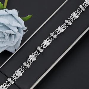 โรงงาน JXX ขายส่งกำไลข้อมือรูปหัวใจประดับลูกปัดแฟชั่นผู้หญิงหลากหลายสไตล์ ชุบเงิน - Product Image 2