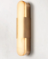 Applique murale Kelly Wearstler Melange Alabaster, luminaire mural moderne pour décoration intérieure, applique murale allongée Melange