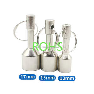 ポータブル強力ネオジム磁気カラビナカスタムロゴホルダーフライフィッシング磁気キーチェーンクイックリリース - Product Image 5