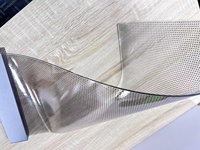 P8 LED film transparent flexible LED verre d'affichage LED transparent
