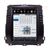 Pour Toyota Land Cruiser Prado 120 2002 - 2009 Style Tesla écran autoradio lecteur vidéo multimédia Navigation Gps voiture stéréo Dsp