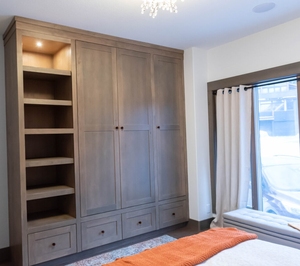 Armario Vestidor Personalizado CANA OEM, Organizador de Ropa Contemporáneo para Dormitorio Principal con Estantes Iluminados, Venta al Por Mayor - Product Image 5