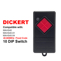 Pour DICKERT MAHS40-04 40.685 MHz porte de Garage télécommande Clone 40.685 MHz Code fixe ouvre-Garage émetteur