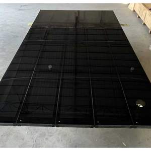 Portes de <span class=keywords><strong>garage</strong></span> sectionnelles automatiques en aluminium trempé à vue panoramique, fabricant de premier plan - Product Image 4