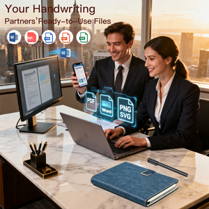 Venta al por mayor de fábrica: Cuaderno digital inteligente con IA, bolígrafo inteligente con IA, creación de notas y diarios con IA, logotipo personalizado para todos. - Product Image 3