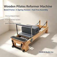 Ensemble complet d'équipements pour studio de Pilates |   Combo Reformer + Cadillac + Chaise |   Machines de musculation en bois de hêtre commercial, directement de l'usine