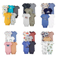 Lots de vêtements mixtes : Barboteuses pour bébé, Vêtements mode, Tenues Goku pour bébé de 6 mois, Combinaisons tricotées en gros, Pantalons longs fleuris pour bébé