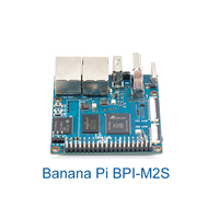 Le BPI-M2S Banana Pi d'origine est conçu avec la puce Amlogic A311D/S922x et prend en charge 2 ports LAN Gigabit 4 Go de RAM 16 Go EMMC